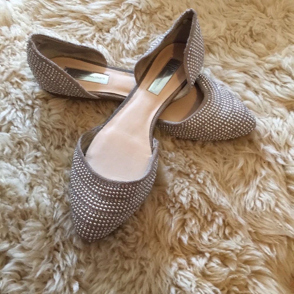 INC International Concepts bejeweled flats